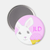 Bunny met Cup Magneet (Voorkant / Achterkant)