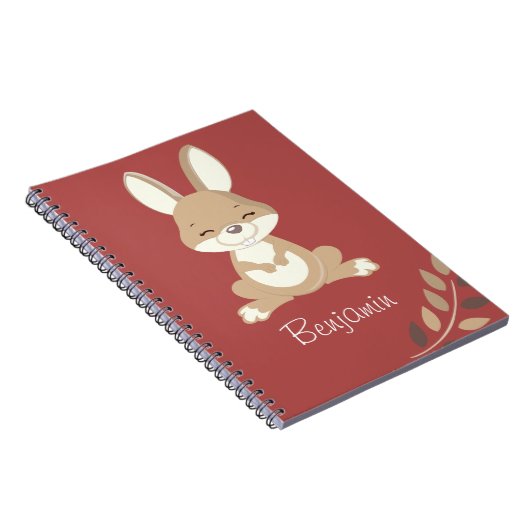 Bunny met een glimlach notitieboek (Rechterzijde)