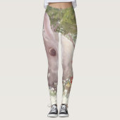 Bunny met Flowers Leggings (Voorkant)