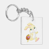 Bunny met mandje sleutelhanger (Voorkant Links)