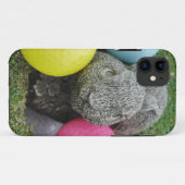 Bunny met roze blauw geel ei Case-Mate iPhone case (Achterkant (horizontaal))