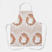 Bunny met Tulpen Spring Holiday Rabbit Schort (Voorkant)