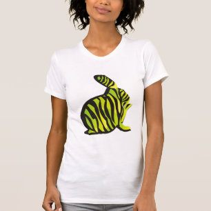 Bunny met Zebra Stripes T-shirt