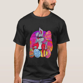 Bunny Miami Konijn Huisdier Paaseieren Dier T-shirt