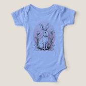 Bunny mignon et lys (Design Recto)