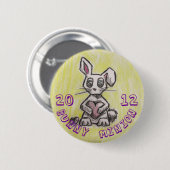 Bunny Minion 2012 Ronde Button 5,7 Cm (Voorkant /achterkant)