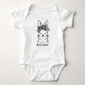 Bunny My First Easter Name Baby Bodysuit (Voorkant)