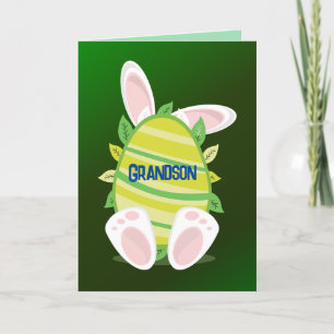 BUNNY N EGG KLEINZOON PASEN KAART