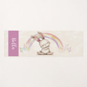 Bunny Namaste Yoga Mat voor Kinderen (Voorkant (horizontaal))