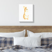 Bunny Natuur Woodland kwekerij Decor Canvas Afdruk (Insitu (Slaapkamer))