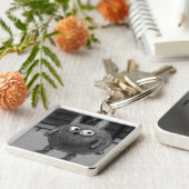 bunny noir sleutelhanger (Zijkant)