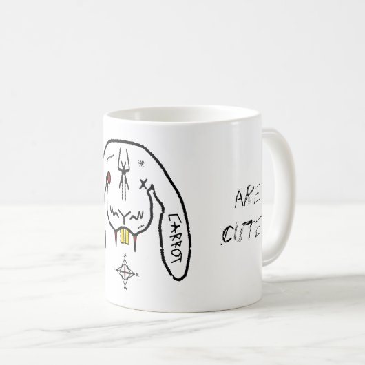 Bunny of Doom v3 Coffee Mug (Devant droit)