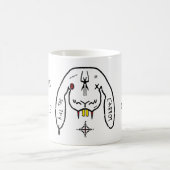Bunny of Doom v3 Coffee Mug (Centre)