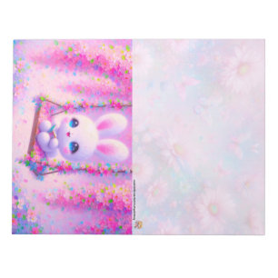 Bunny Olie Schilderij Notitieblok