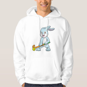 Bunny op Field hockey met Hockey stick Hoodie