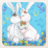 Bunny Paper Onderzetter knuffel (Voorkant)