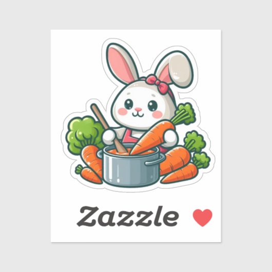 BUNNY. #Part2 / Sticker (bunny is coocking) #11 (Feuille)