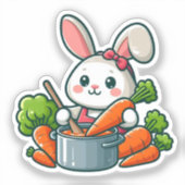 BUNNY. #Part2 / Sticker (bunny is coocking) #11 (Recto)