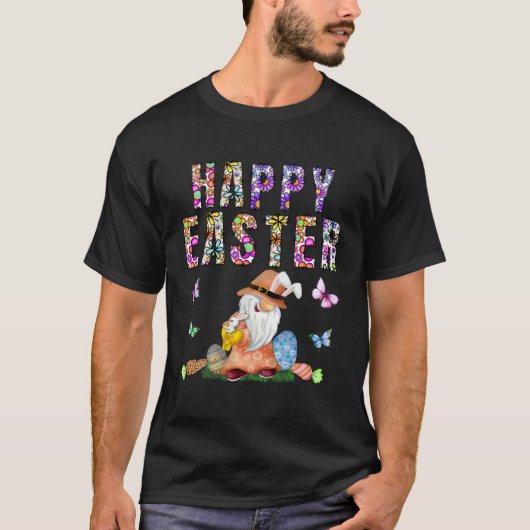 Bunny Pastel Spring Hunt Eggs Rabbit Happy Easter  T-shirt (Voorkant)