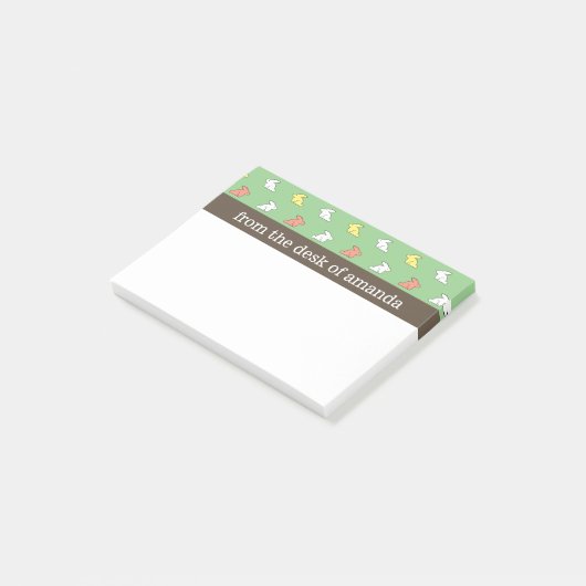 Bunny Pattern Post-it® Notes (Schuin)