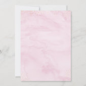 Bunny Pink or Floral Girl Baby shower Invitation (Dos)