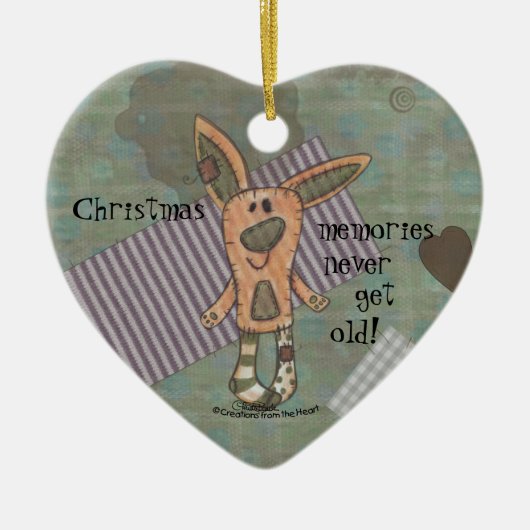 Bunny Prim Keramisch Ornament (Voorkant)