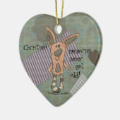 Bunny Prim Keramisch Ornament (Links)