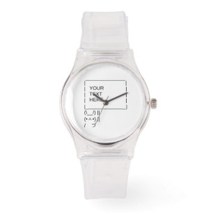 Bunny Protest Sign/ ASCII Text Art Horloge