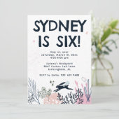 Bunny Rabbit Anniversaire Fête Invitation (Debout devant)