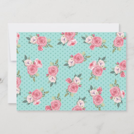 Bunny Rabbit Anniversaire Fête Invitation (Dos)