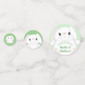 Bunny Rabbit Baby shower Confetti (Voorkanten)