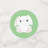 Bunny Rabbit Baby shower Confetti (Kleine voorkant)