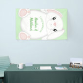 Bunny Rabbit Baby shower Spandoek (Beurs)