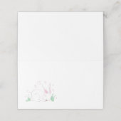 Bunny Rabbit Baby shower Woodland Animals (Buitenkant ongevouwen)