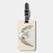 Bunny Rabbit Bagagelabel (Voorkant verticaal)