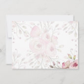 Bunny Rabbit Bébé Douche Invitations (Dos)