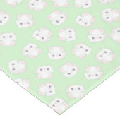 Bunny Rabbit Birthday Party Green Tafelkleed (Gekanteld)