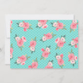 Bunny Rabbit Birthday Party Invitation Kaart (Achterkant)