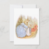 Bunny Rabbit  Blank Bedankkaart (Voorkant)