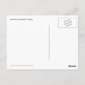 Bunny Rabbit Briefkaart (Achterkant)