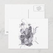 Bunny Rabbit Briefkaart (Voorkant / Achterkant)