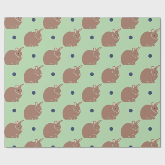 Bunny Rabbit Cadeaupapier (Vlak)