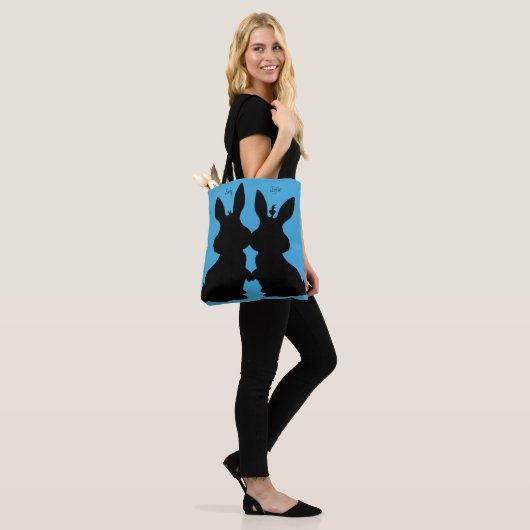 Bunny Rabbit Canvas tas (Op model)