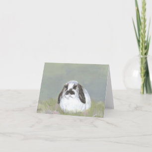 Bunny Rabbit Card Feestdagen Kaart