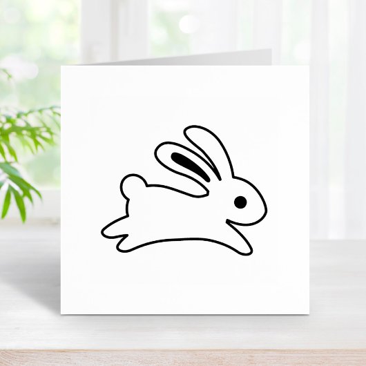 Bunny Rabbit Color Me Rubberstempel