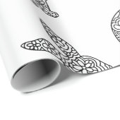 Bunny Rabbit Coloring Cadeaupapier (Rol Hoek)