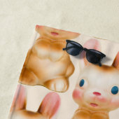 Bunny Rabbit  Cream Strandlaken (In situ)