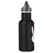 Bunny Rabbit Cute Kinder Water Bottle met naam Waterfles (Links)