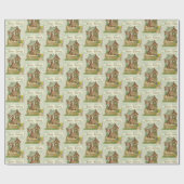   bunny Rabbit Easter Gift Wrap Cadeaupapier (Vlak)