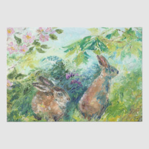 Bunny Rabbit Easter Spring Summer Artwork Tissuepapier